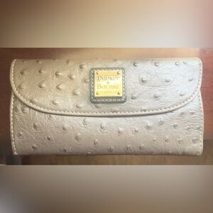 Dooney & Bourke Ostrich Embossed Clutch